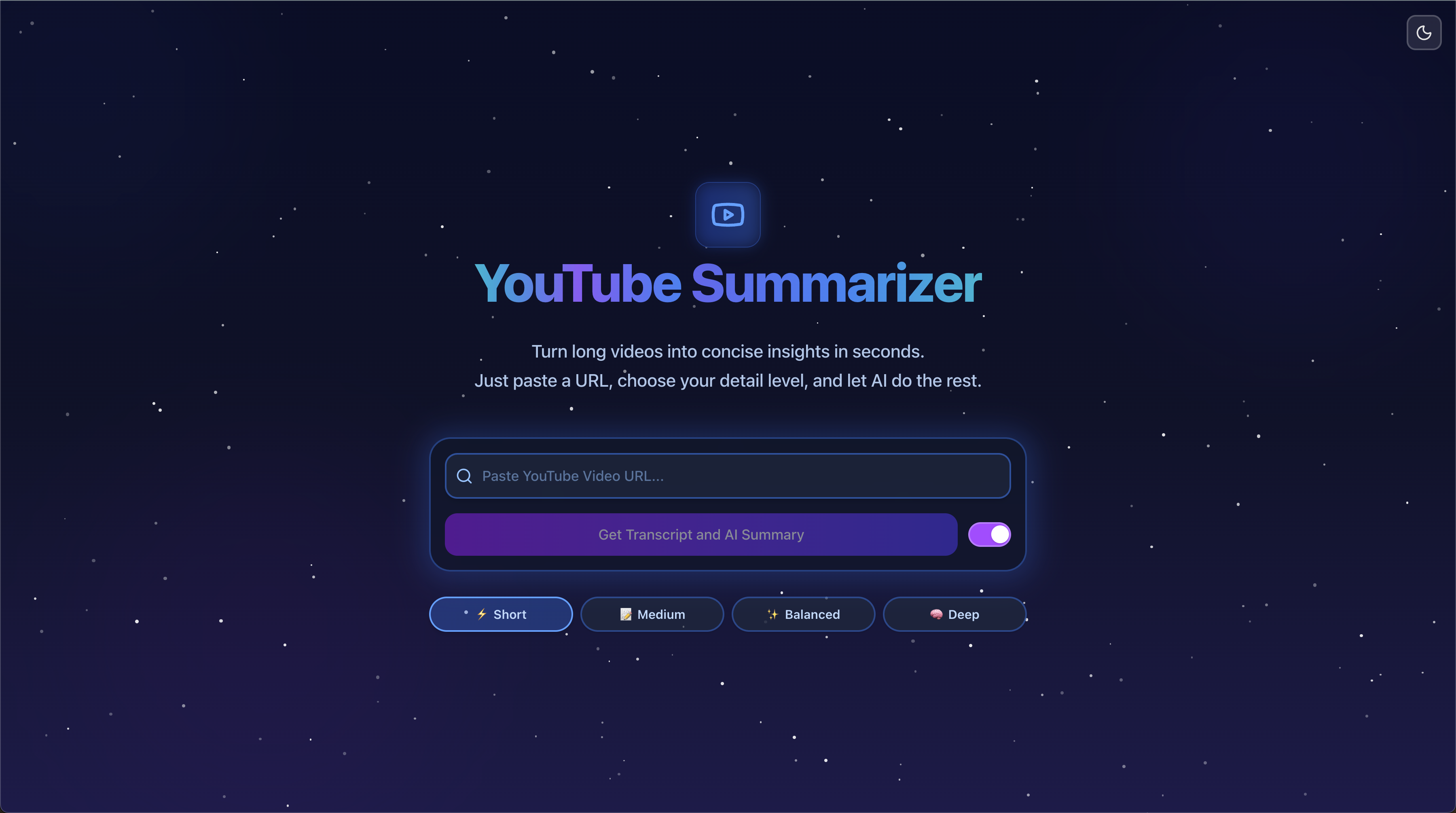 SumItUp - YouTube Summarizer